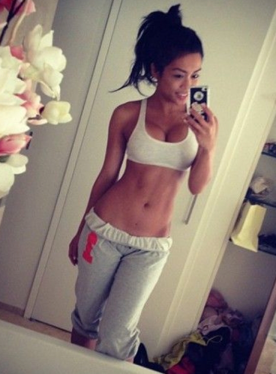 Asian Girl With An Athletic Body