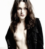 Keira Knightley Wears A Jacket Exposing Her Breast On A Photoshoot - Celebrity