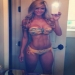 Hot Body Blonde Babe Takes Self Pic In Bikini
